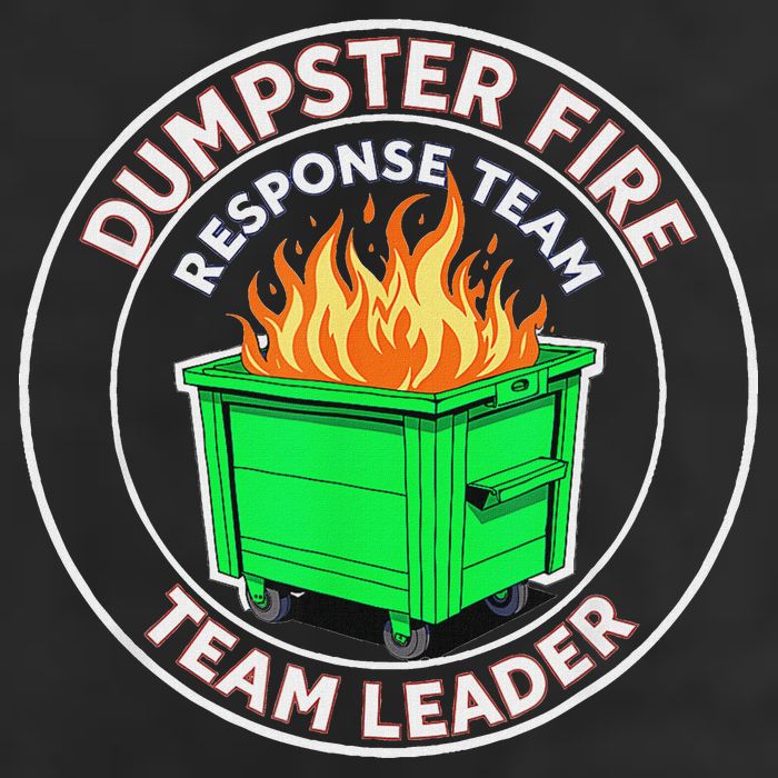 Dumpster Fire Response Team Leader  15oz Campfire Ceramic Mug