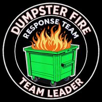 Dumpster Fire Response Team Leader  Youth Performance Sprint T-Shirt