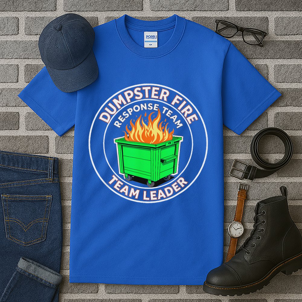 Dumpster Fire Response Team Leader  Tall T-Shirt