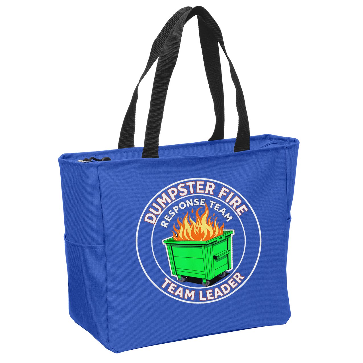 Dumpster Fire Response Team Leader  Zip Tote Bag