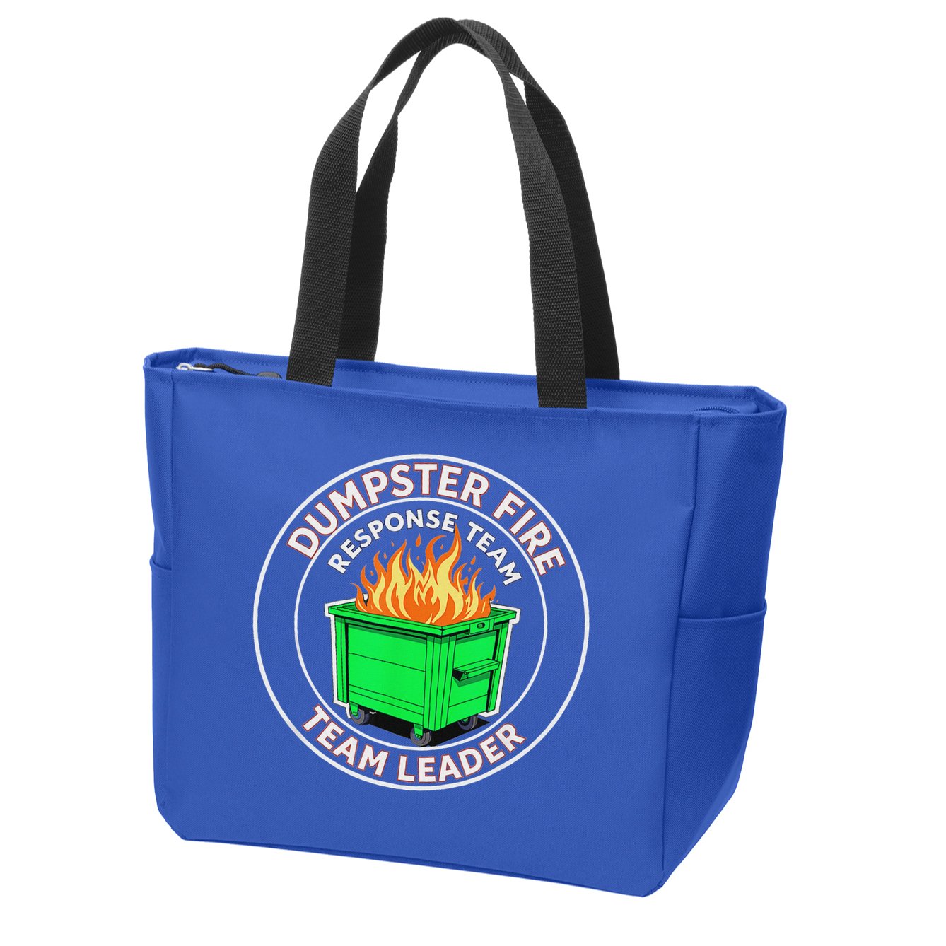 Dumpster Fire Response Team Leader  Zip Tote Bag