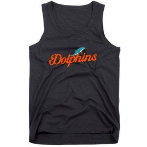 Dolphins Football Retro Gift For Miami Sport Fan Tank Top