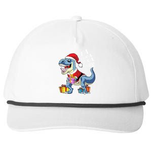 Dinosaur Fa Ra Ra Ra Rawr T Rex Funny Christmas Xmas Holiday Gift Snapback Five-Panel Rope Hat