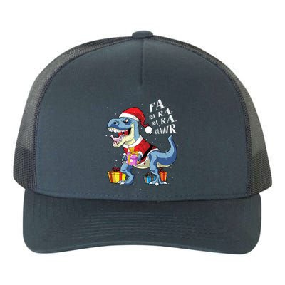 Dinosaur Fa Ra Ra Ra Rawr T Rex Funny Christmas Xmas Holiday Gift Yupoong Adult 5-Panel Trucker Hat