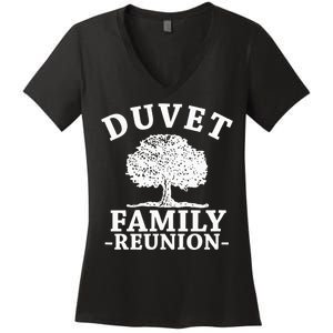 Duvet Family Reunion Women's V-Neck T-Shirt