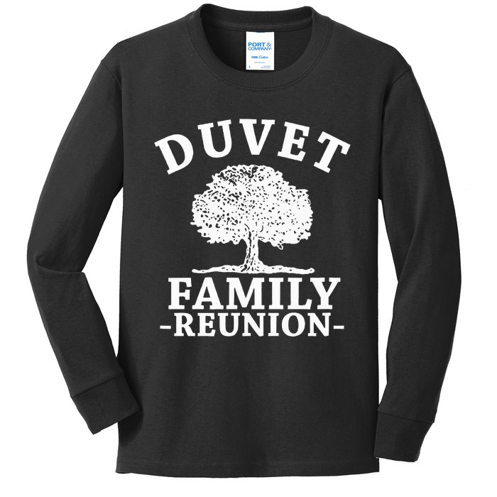 Duvet Family Reunion Kids Long Sleeve Shirt