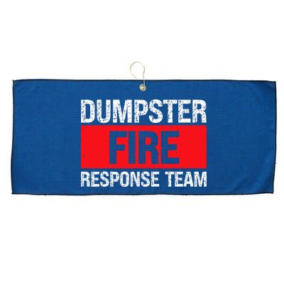 Dumpster Fire Response Team Large Microfiber Waffle Golf Towel