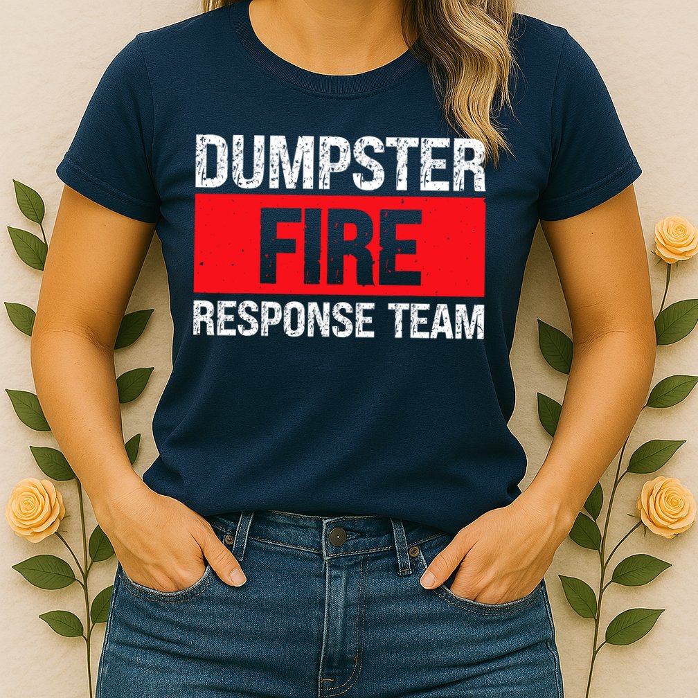 Dumpster Fire Response Team Womens T-Shirt