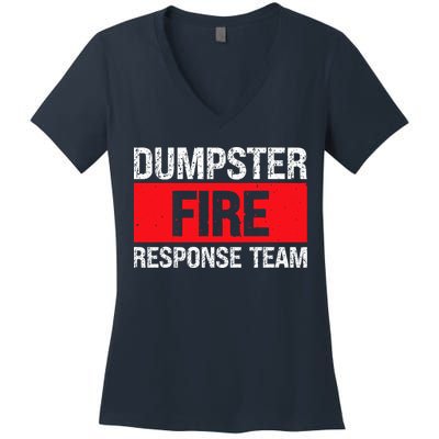 Dumpster Fire Response Team Women's V-Neck T-Shirt