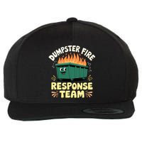 Dumpster Fire Response Team Wool Snapback Cap