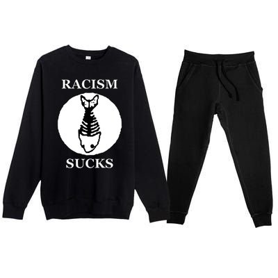 Diplo Fuck Racism Fishbone Premium Crewneck Sweatsuit Set