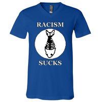 Diplo Fuck Racism Fishbone V-Neck T-Shirt