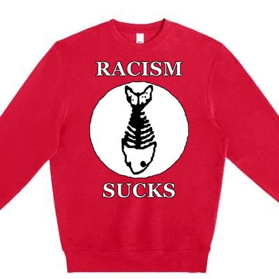 Diplo Fuck Racism Fishbone Premium Crewneck Sweatshirt