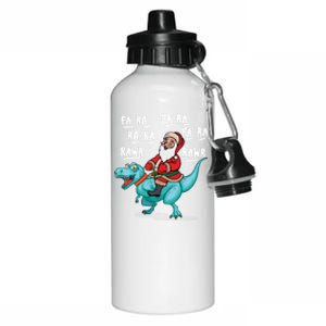 Dinosaur Fa Ra Ra Ra Rawr Tcool Giftrex Funny Christmas Xmas Santa Meaningful Gi Aluminum Water Bottle