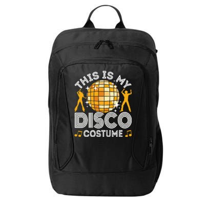 Disco Fever: Retro Party Costume for Halloween City Backpack