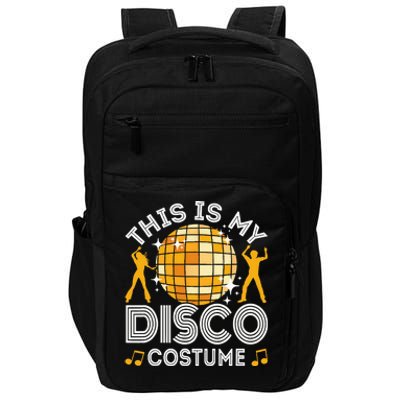 Disco Fever: Retro Party Costume for Halloween Impact Tech Backpack