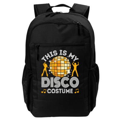 Disco Fever: Retro Party Costume for Halloween Daily Commute Backpack