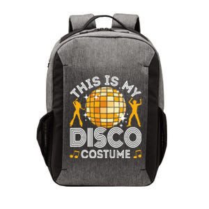 Disco Fever: Retro Party Costume for Halloween Vector Backpack