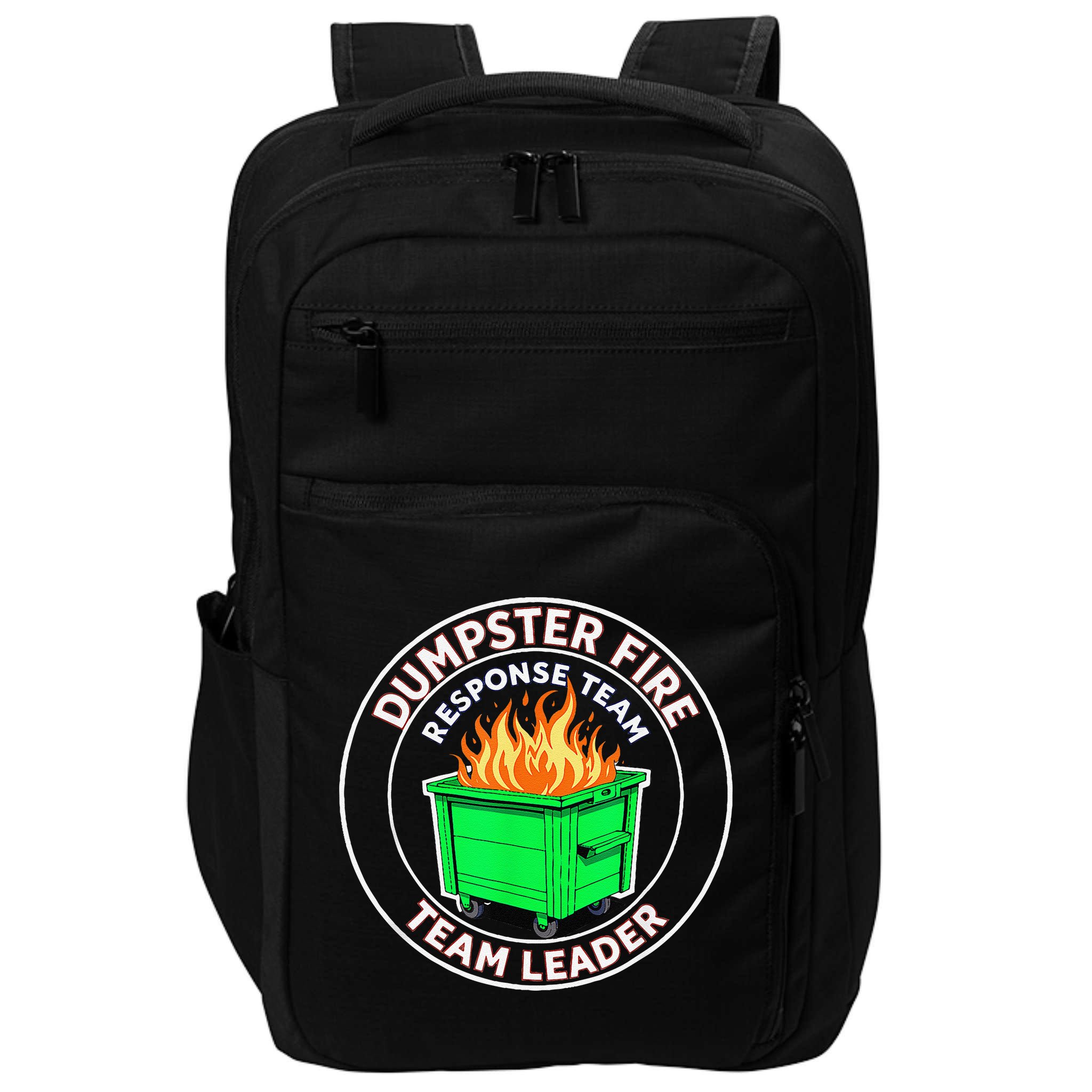 Dumpster Fire Response Team Leader Impact Tech Backpack