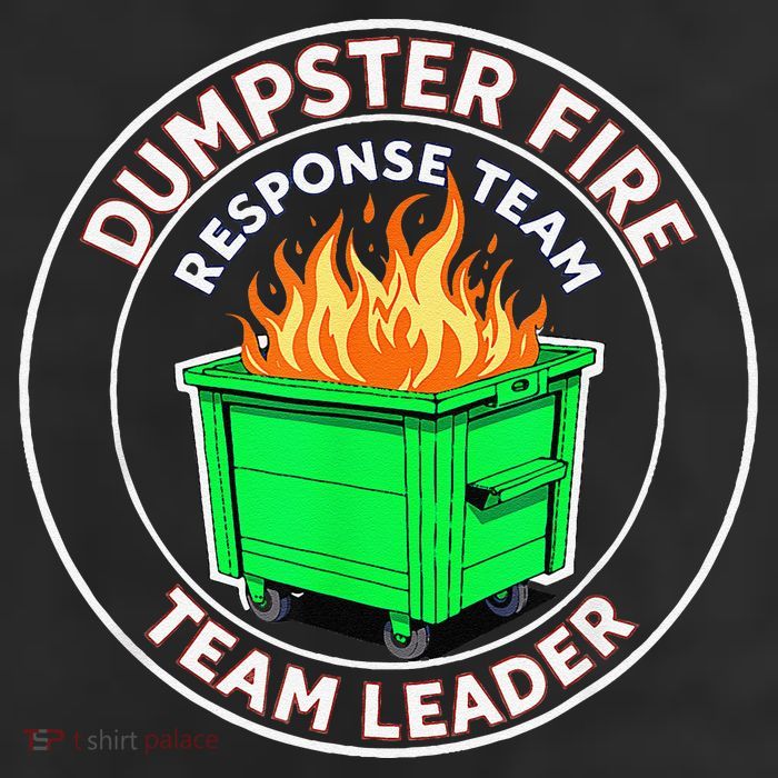 Dumpster Fire Response Team Leader 11oz C Handle Ceramic Mug