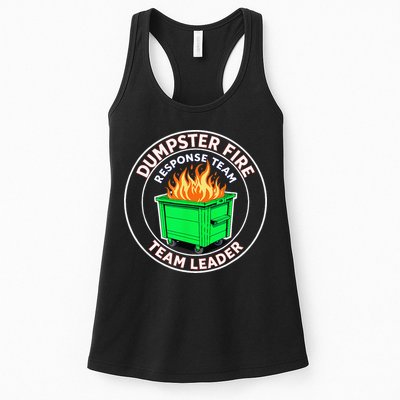Dumpster Fire Response Team Leader Womens Tank Top