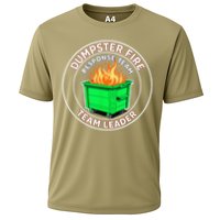 Dumpster Fire Response Team Leader Cooling Performance Crew T-Shirt