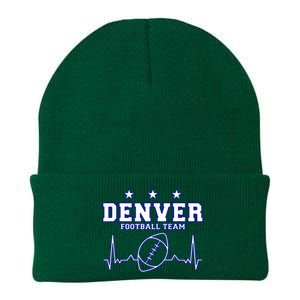 Denver Football Shirt I Football Tshirt I Colorado Bronco Knit Cap Winter Beanie