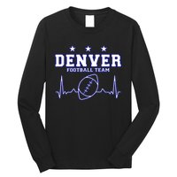 Denver Football Shirt I Football Tshirt I Colorado Bronco Long Sleeve Shirt