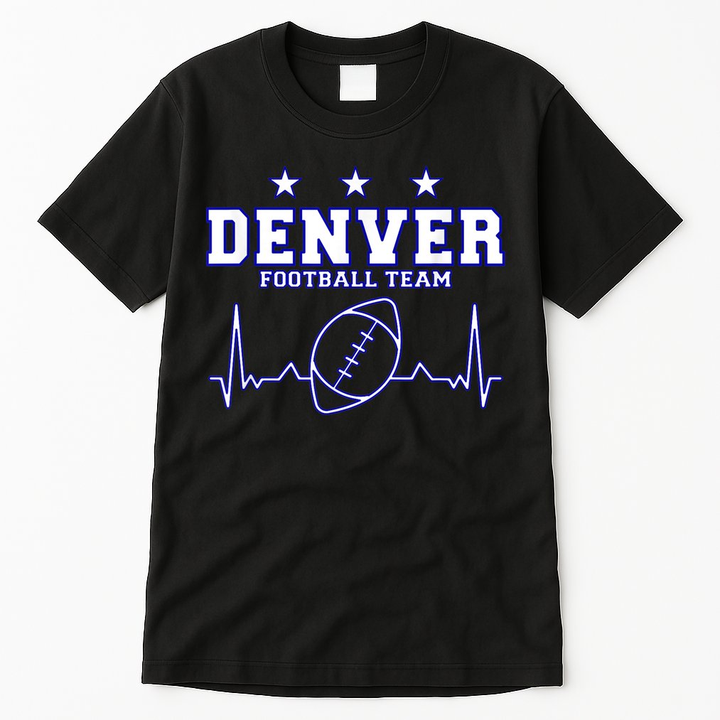 Denver Football Shirt I Football Tshirt I Colorado Bronco Tall T-Shirt