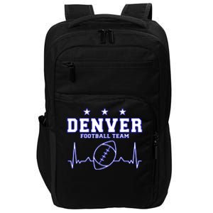 Denver Football Shirt I Football Tshirt I Colorado Bronco Impact Tech Backpack