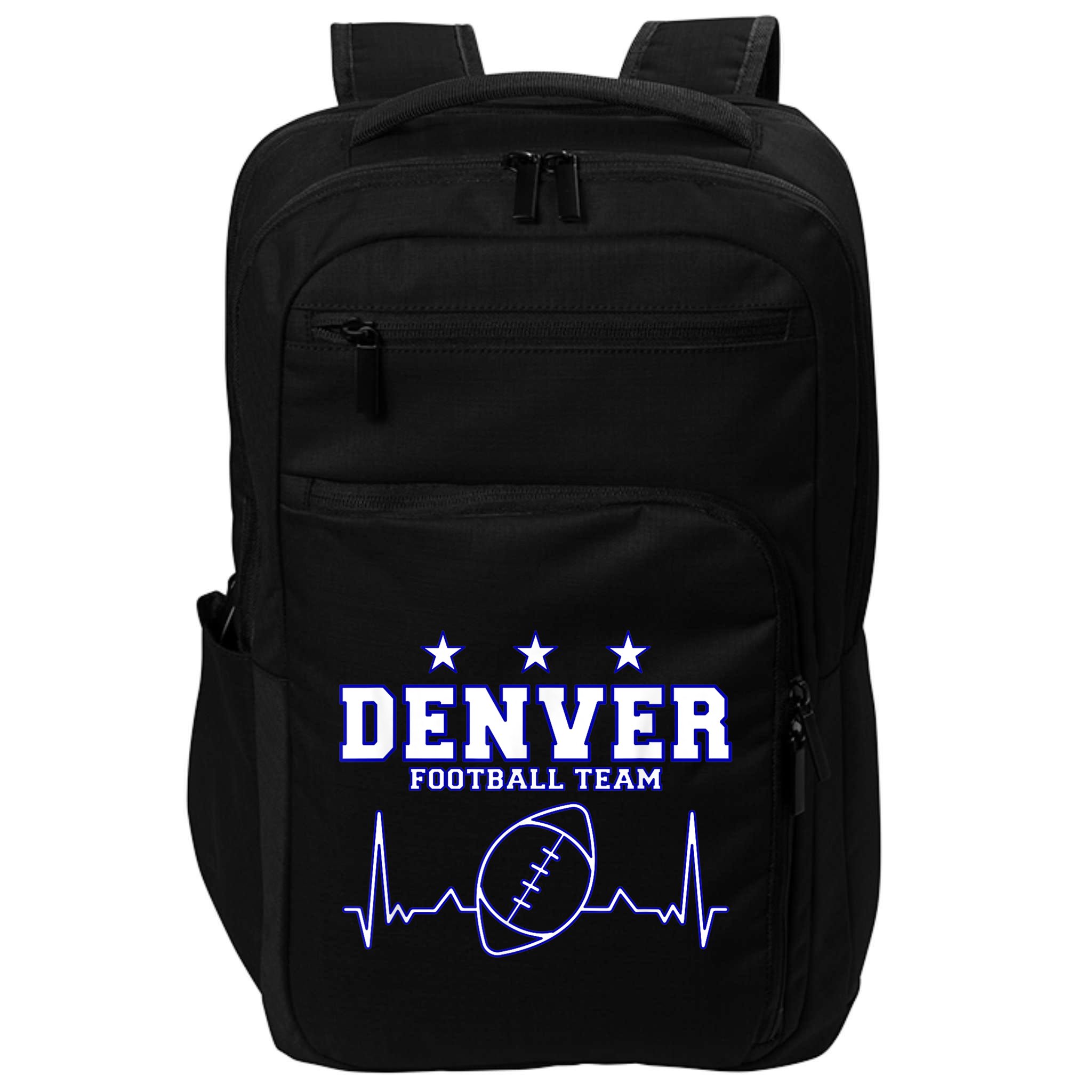 Denver Football Shirt I Football Tshirt I Colorado Bronco Impact Tech Backpack