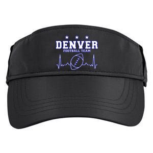 Denver Football Shirt I Football Tshirt I Colorado Bronco Adult Drive Performance Visor