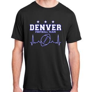 Denver Football Shirt I Football Tshirt I Colorado Bronco Adult ChromaSoft Performance T-Shirt