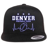 Denver Football Shirt I Football Tshirt I Colorado Bronco Flat Bill Trucker Hat