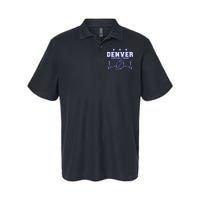 Denver Football Shirt I Football Tshirt I Colorado Bronco Softstyle Adult Sport Polo