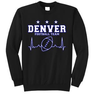 Denver Football Shirt I Football Tshirt I Colorado Bronco Tall Sweatshirt