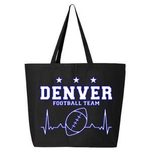 Denver Football Shirt I Football Tshirt I Colorado Bronco 25L Jumbo Tote