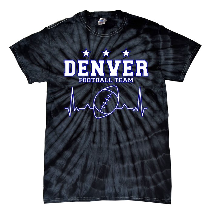 Denver Football Shirt I Football Tshirt I Colorado Bronco Tie-Dye T-Shirt