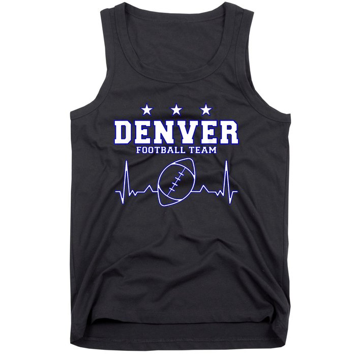 Denver Football Shirt I Football Tshirt I Colorado Bronco Tank Top