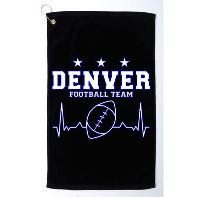 Denver Football Shirt I Football Tshirt I Colorado Bronco Golf Towel