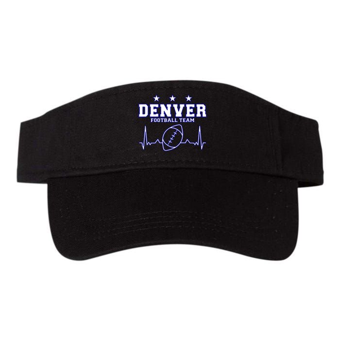 Denver Football Shirt I Football Tshirt I Colorado Bronco Valucap Bio-Washed Visor