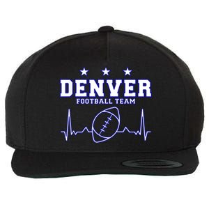 Denver Football Shirt I Football Tshirt I Colorado Bronco Wool Snapback Cap