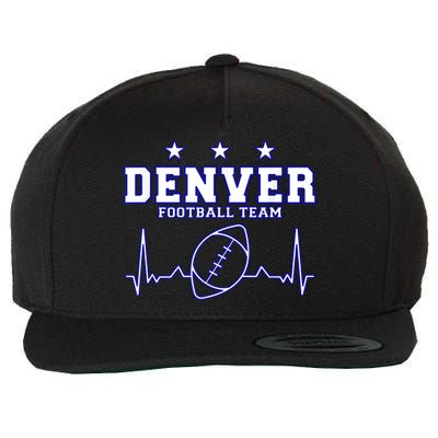 Denver Football Shirt I Football Tshirt I Colorado Bronco Wool Snapback Cap