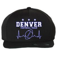 Denver Football Shirt I Football Tshirt I Colorado Bronco Wool Snapback Cap