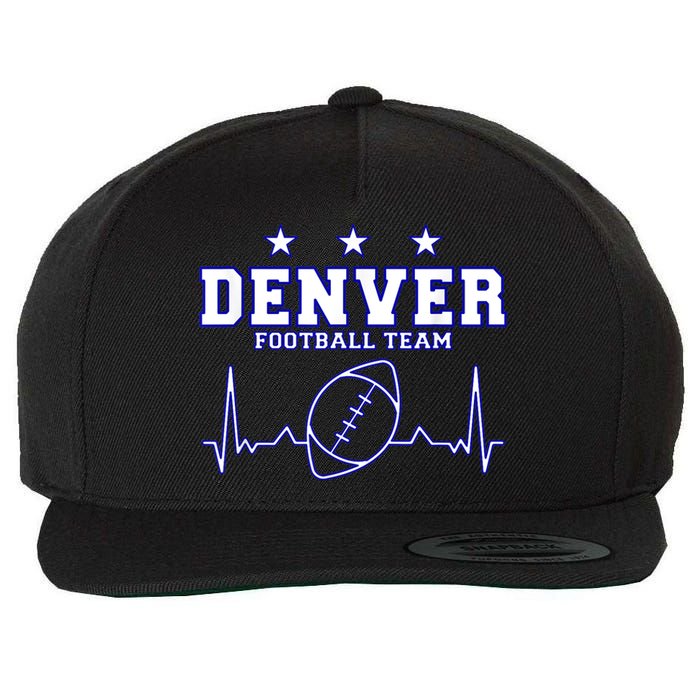 Denver Football Shirt I Football Tshirt I Colorado Bronco Wool Snapback Cap