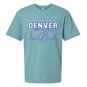 Denver Football Shirt I Football Tshirt I Colorado Bronco Sueded Cloud Jersey T-Shirt