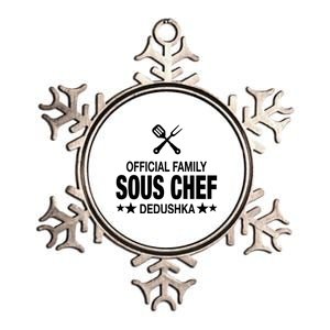 Dedushka Family Sous Chef Funny Cooking Dedushka Cool Gift Metallic Star Ornament