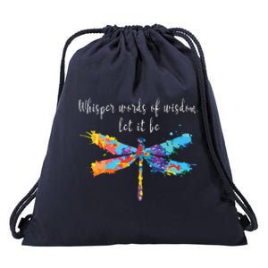 Dragonfly For Spiritual Faith Dragonflies Lovers VNeck Drawstring Bag