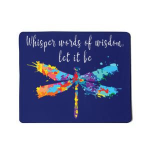 Dragonfly For Spiritual Faith Dragonflies Lovers VNeck Mousepad