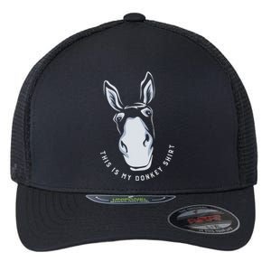 Donkey Funny Saying Cute Mule Farm Animal Flexfit Unipanel Trucker Cap